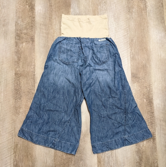 Level 99 Cropped Wide Leg Maternity Jeans - Picture 4 of 9